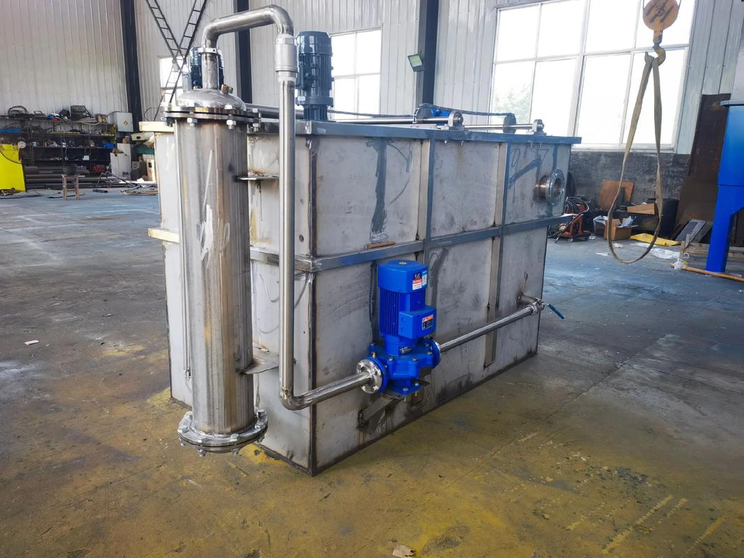 不锈钢专利型气浮机调试完毕发货，为工业水处理注入新动力